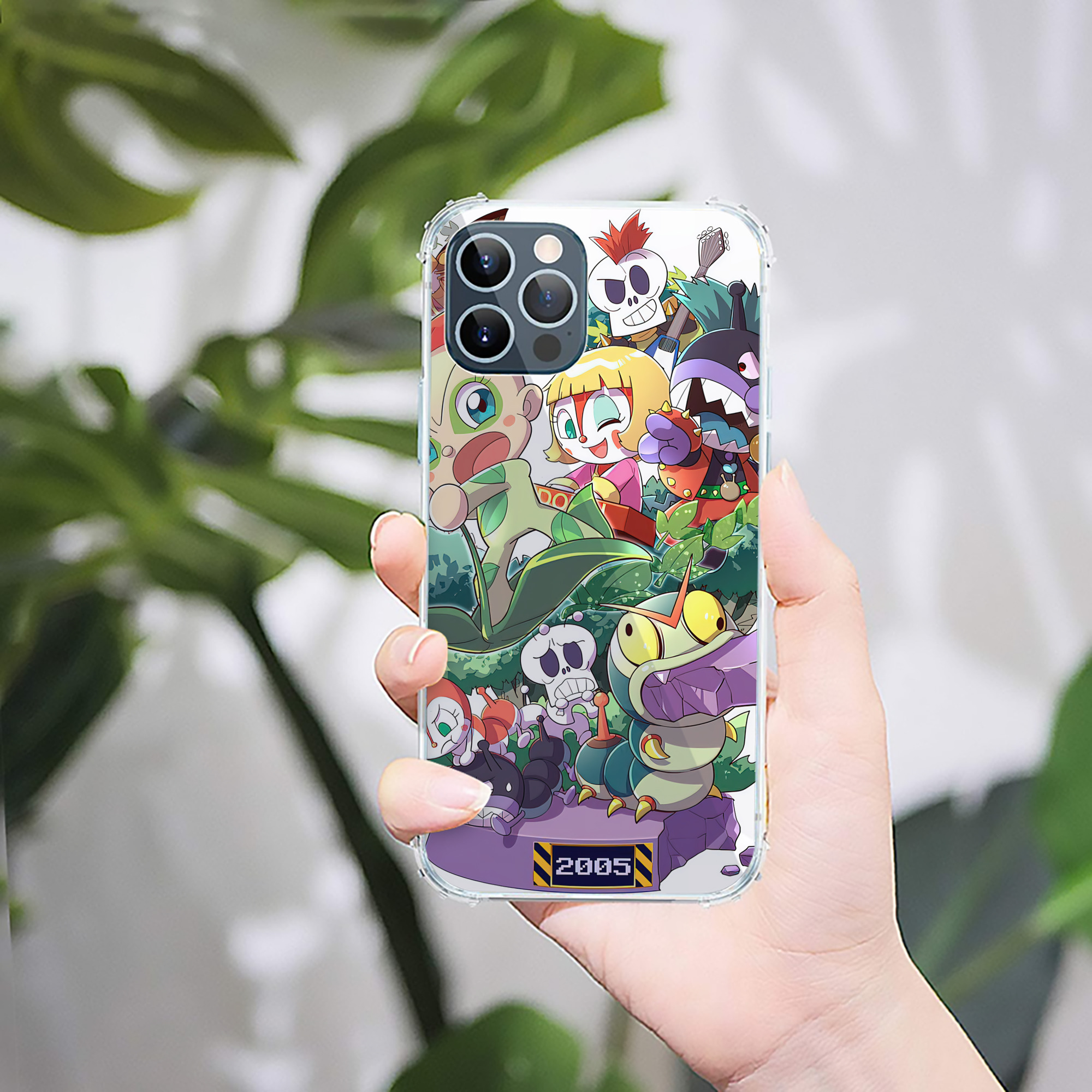 （画像用） アンパンマン Anpanman 【iPhone 12シリーズ対応】透明スマホケース（クリアソフトケース）